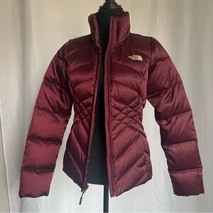The North Face Deep Red Puffer Jacket XS
